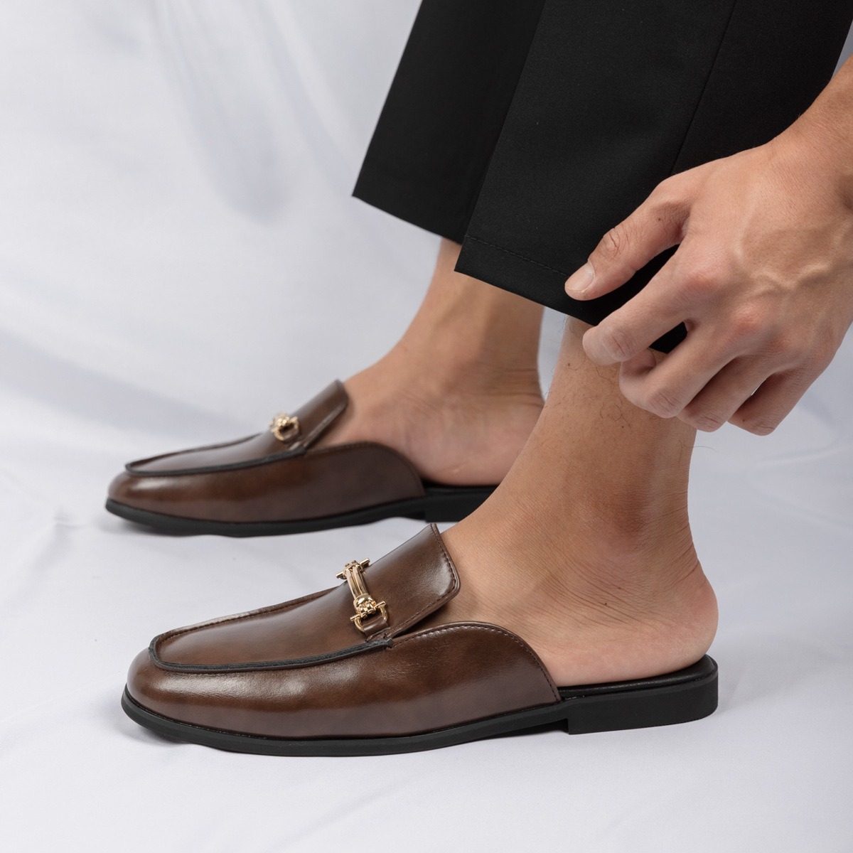 Mules homme 38-47, mocassins à - Men'S Fashion Loafers Shoes avis et prix