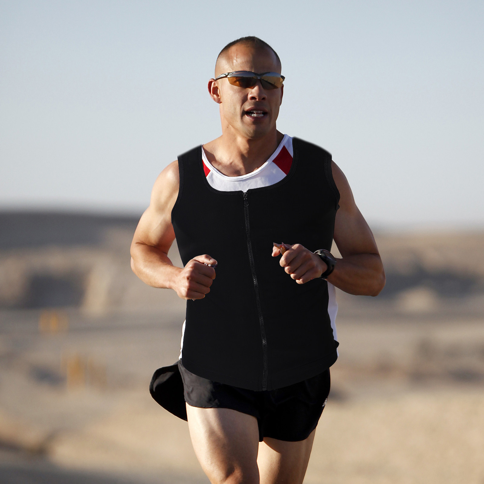 Débardeur de compression zippé - Compression Shirt Workout avis et prix